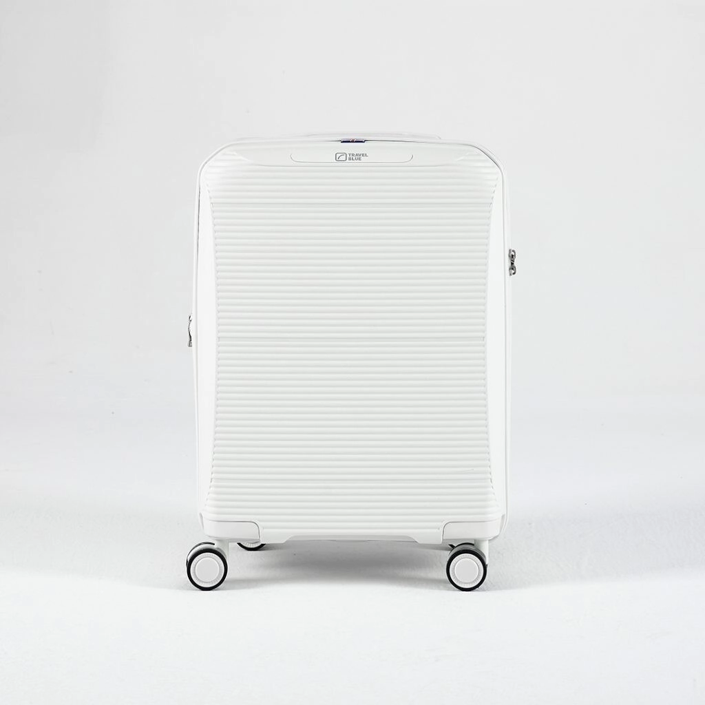 VALIJA CARRY ON JOURNEYJET WHITE 20" TRAVEL BLUE