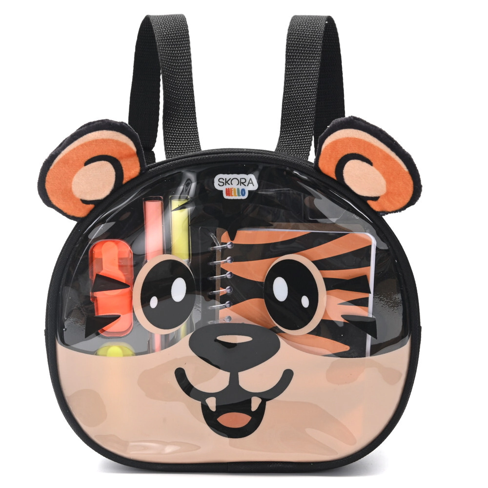 MOCHILA CON SET LIBRERIA INCLUYE CUADERNO SKORA KAWAII