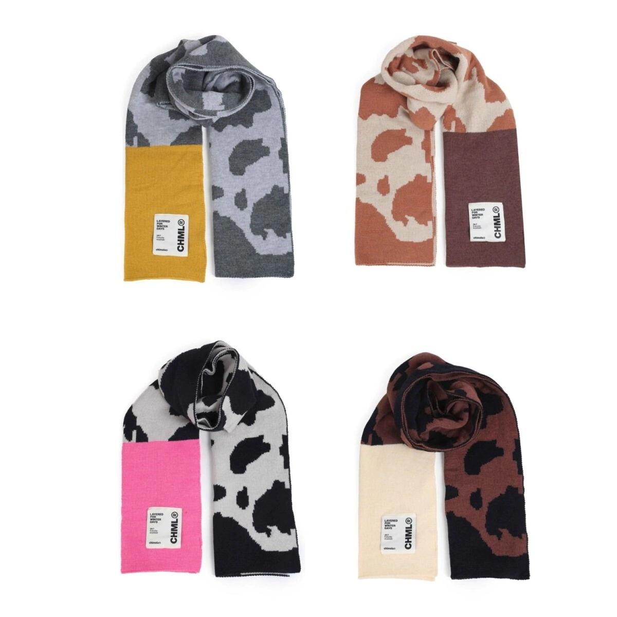 BUFANDA MASH UP COW CHIMOLA