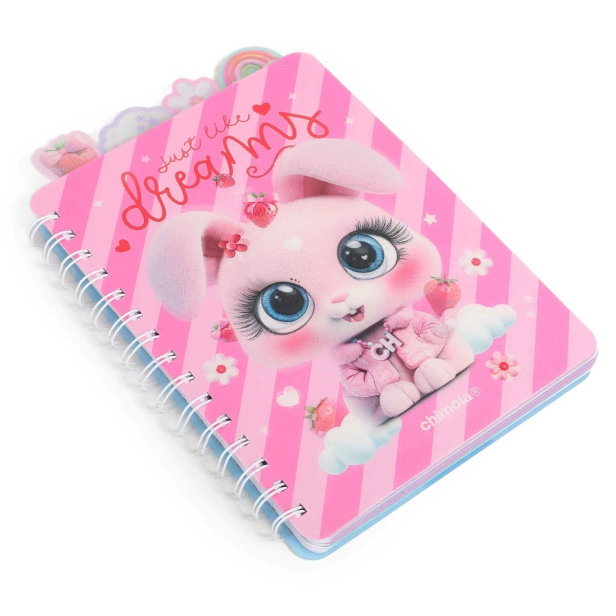 CUADERNO A5 HOLOGRAM CHIMOLA BUNNY