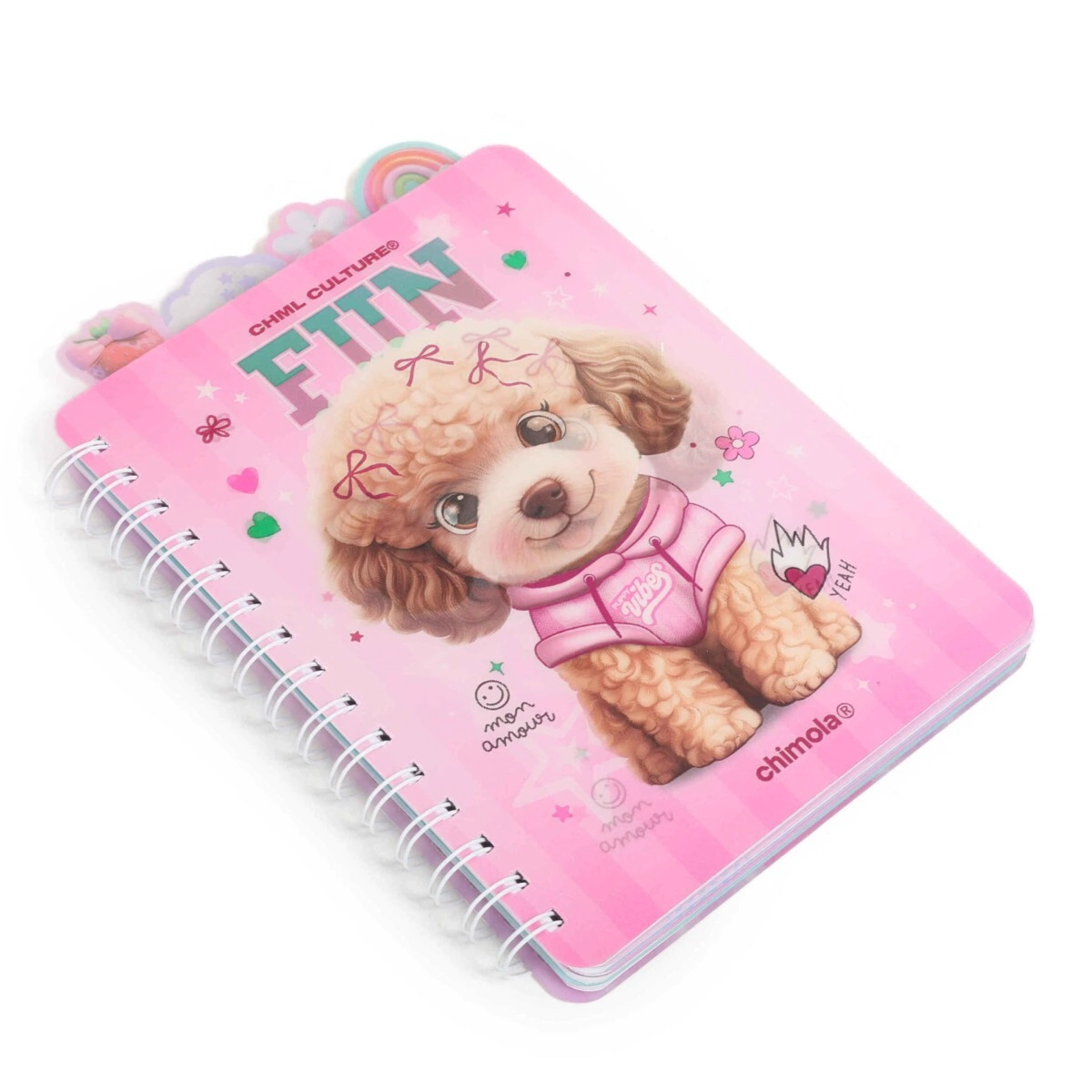CUADERNO A5 HOLOGRAM CHIMOLA POODLE