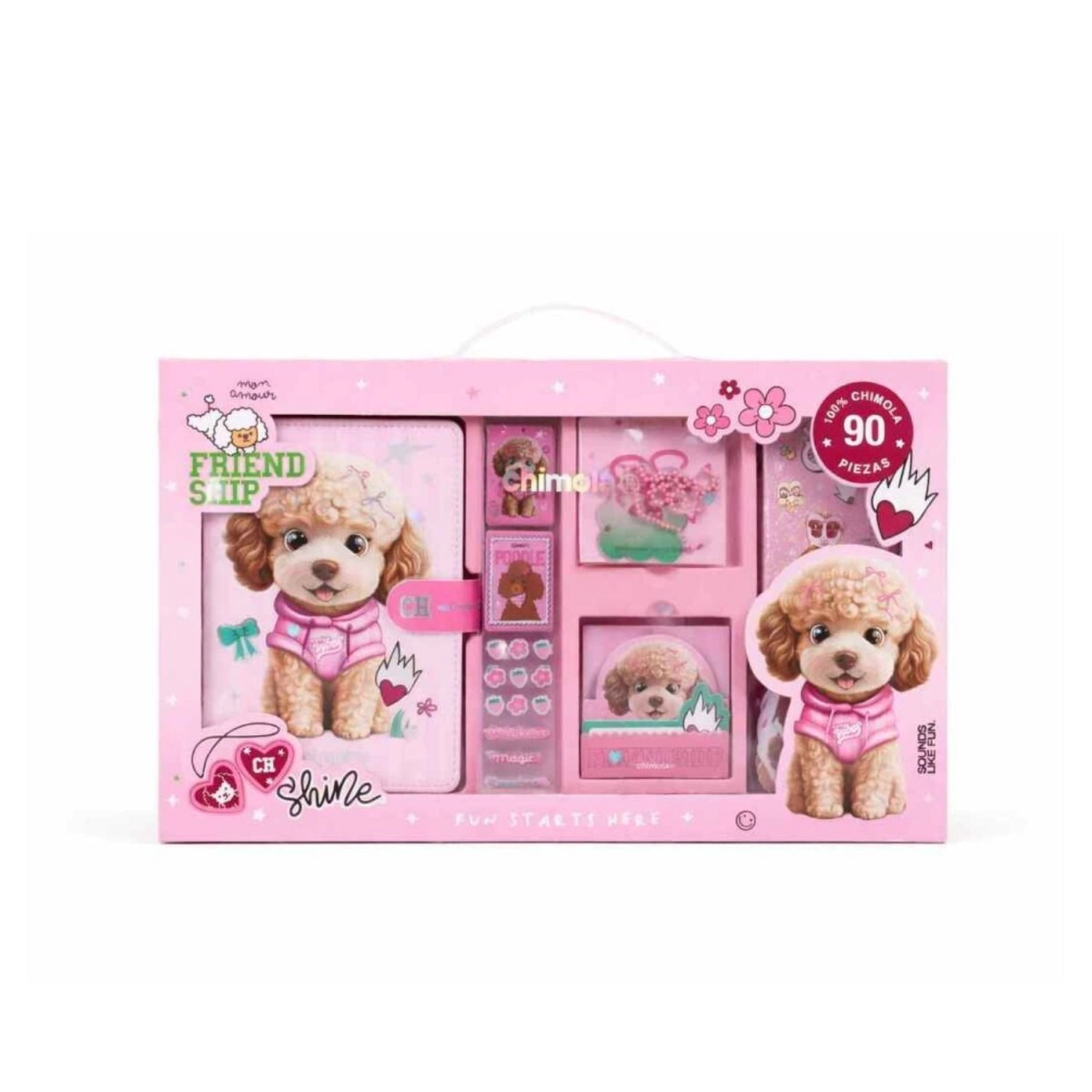 STATIONARY SET JOY CHIMOLA POODLE
