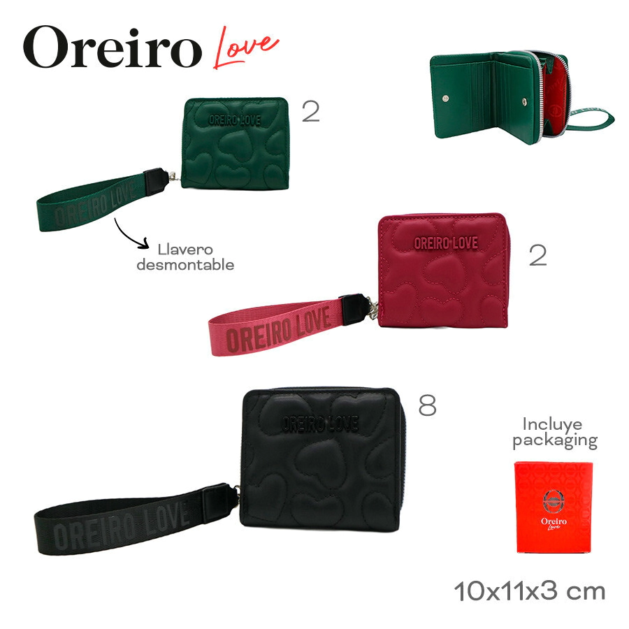 BILLETERA OREIRO LOVE NEGRO