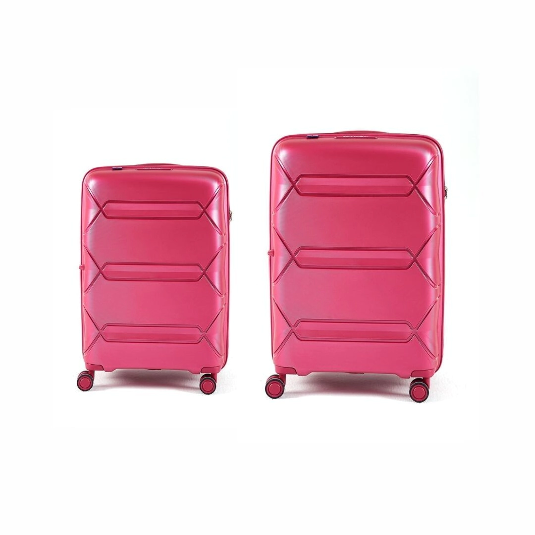 SET VALIJA 20" 24" NOMAD PINK TRAVEL BLUE