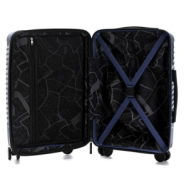 VALIJA CARRY ON WANDERLUST TWIST HARD PP GRIS AZULADO 20"