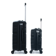 SET VALIJAS WANDERLUST URBAN HARD PP GRIS OSCURO 20" Y 24" EXPANDIBLE