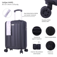 VALIJA CARRY ON HARD CHECK IN 20