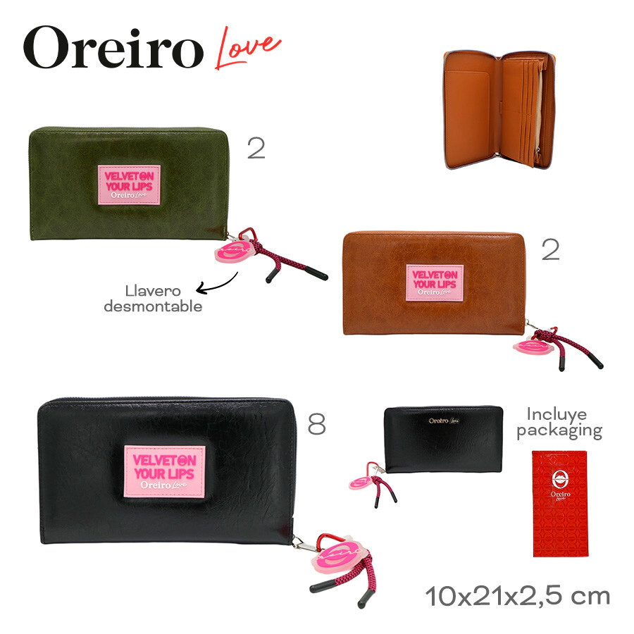 MAXI BILLETERA OREIRO LOVE VERDE