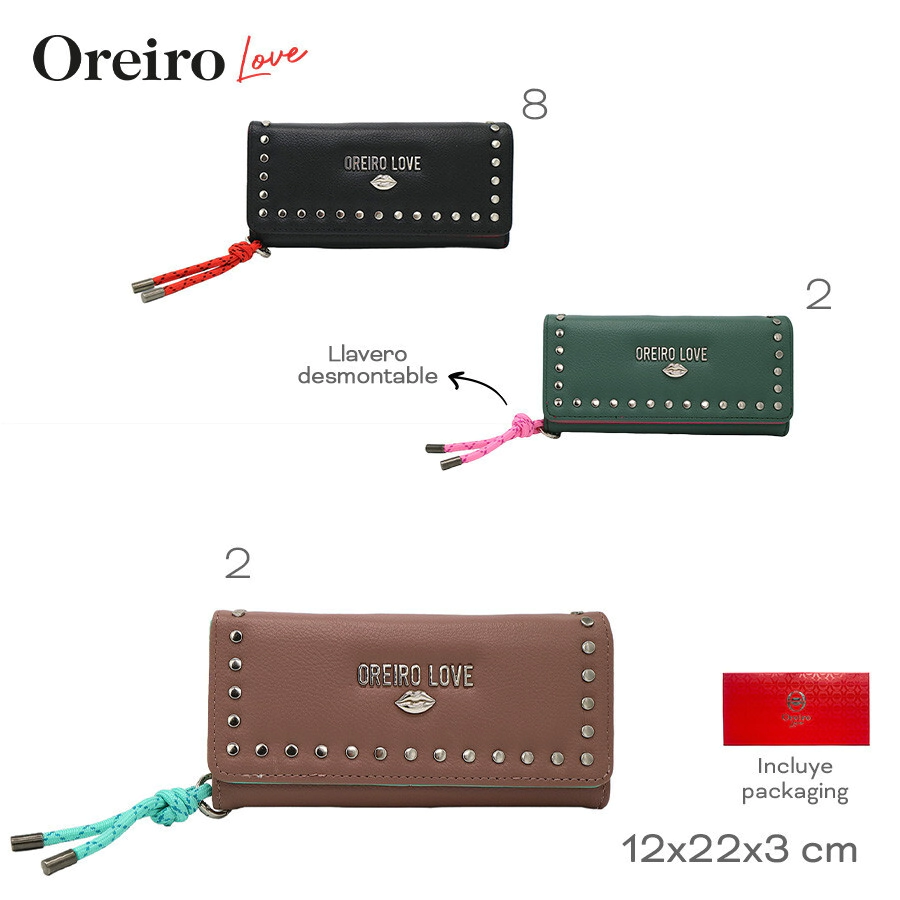 BILLETERA OREIRO LOVE VERDE