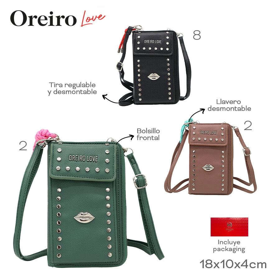 PHONE BAG OREIRO LOVE NEGRO