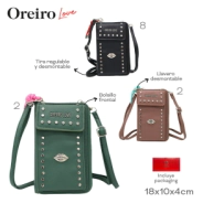 PHONE BAG OREIRO LOVE NEGRO