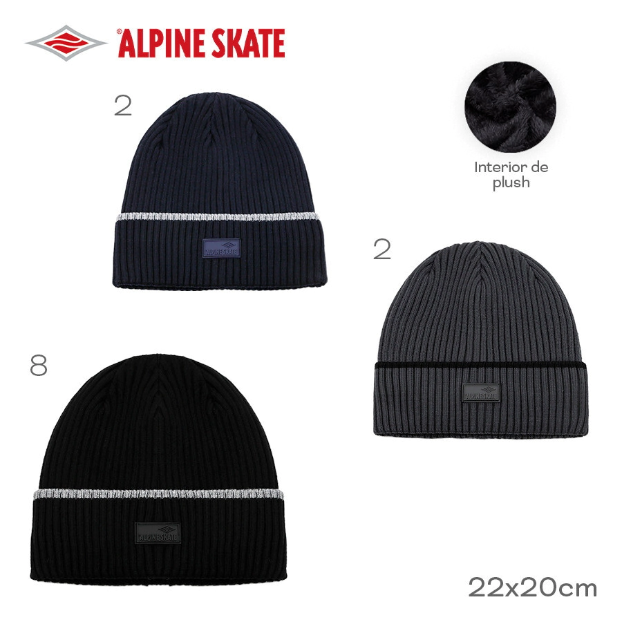 GORRO ALPINE SKATE GRIS