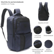 MOCHILA GO PORTANOTEBOK WANDERLUST 17