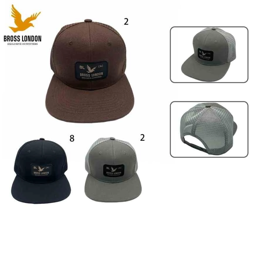 GORRA BROSS LONDON MARRON