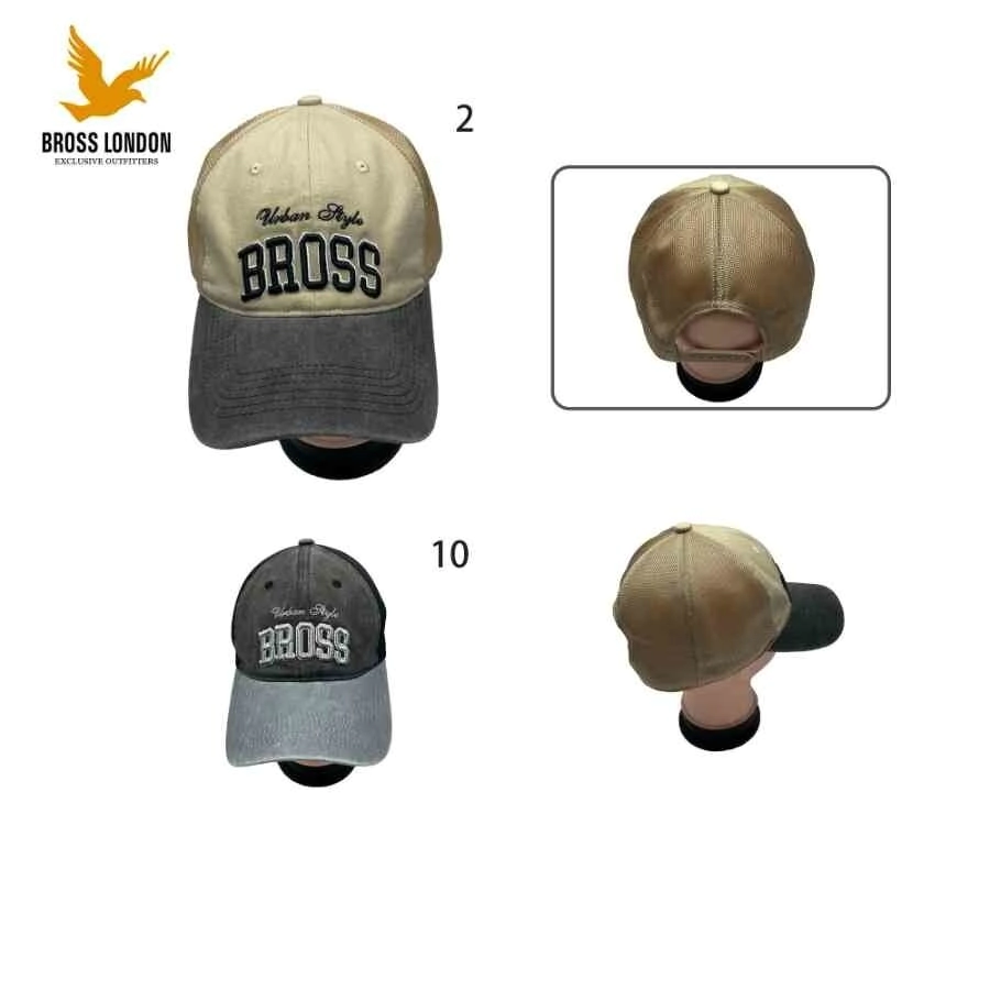GORRA BROSS LONDON GRIS