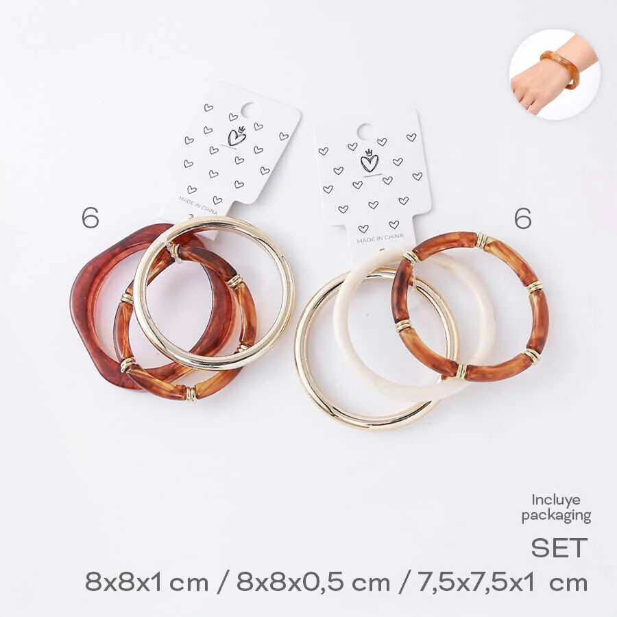SET PULSERAS TRENDY