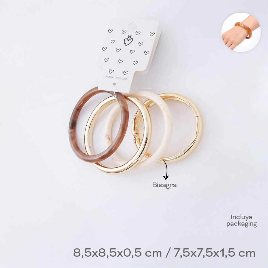 SET PULSERAS TRENDY
