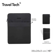 FUNDA CASE PARA COMPUTADORA TRAVEL TECH