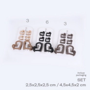 SET BROCHES TRENDY