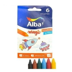 Crayones Alba Jumbo Chico x6
