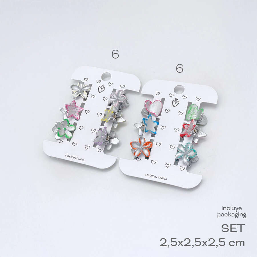 SET MINI BROCHES TRENDY