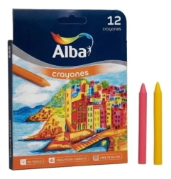 Crayones Alba Trad. Grande x12