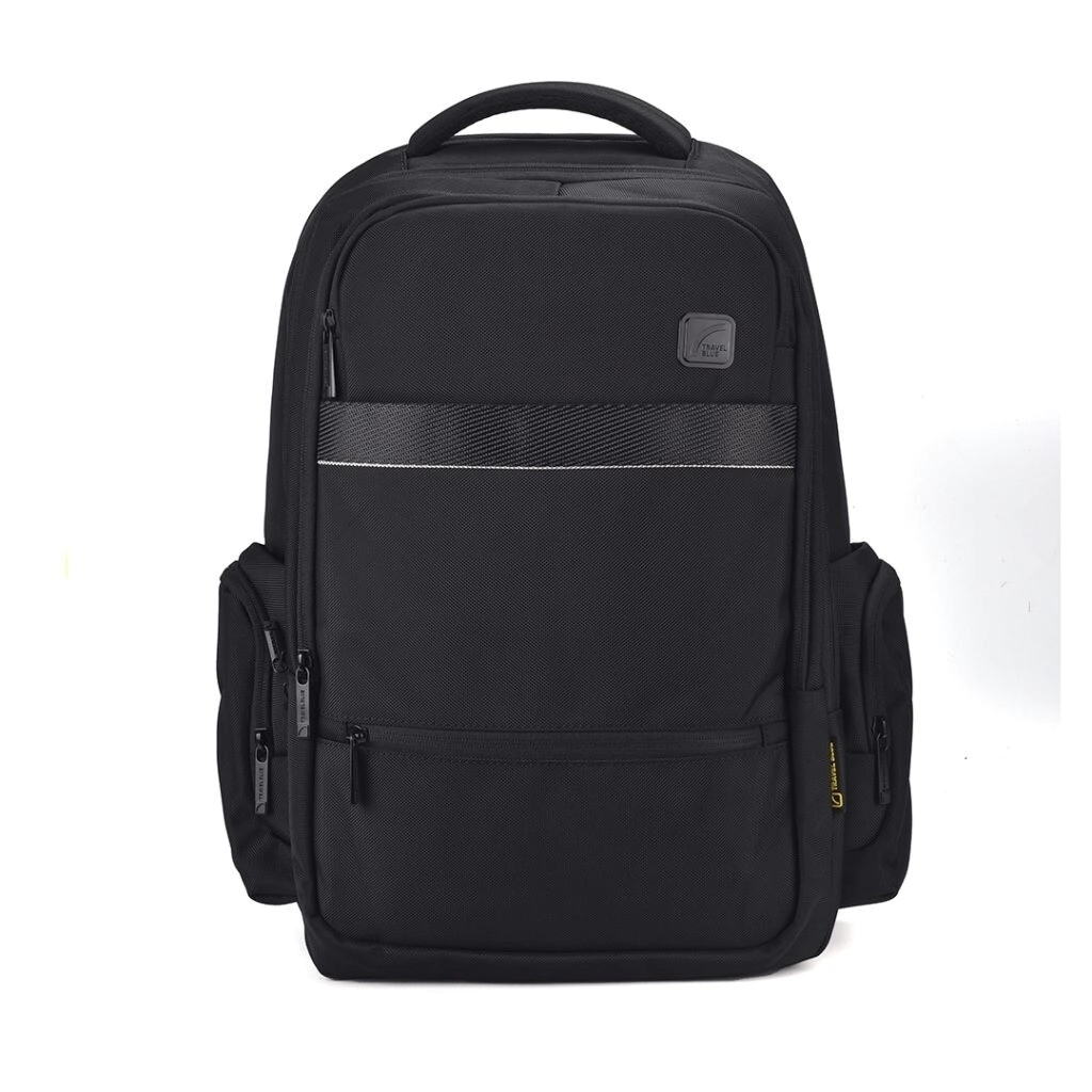 MOCHILA LUXE PRO EXECUTIVE BLACK TRAVEL BLUE