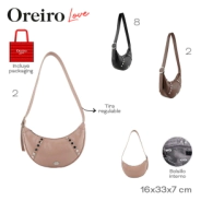 CARTERA OREIRO LOVE NEGRO