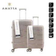 SET DE VALIJAS 20" 24" PP TAUPE AMAYRA