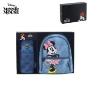 MOCHILA Y PORTA BOTELLA DISNEY MINNIE
