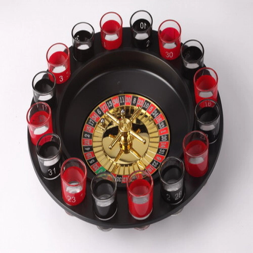 RULETA CON SHOT 30X30 CM