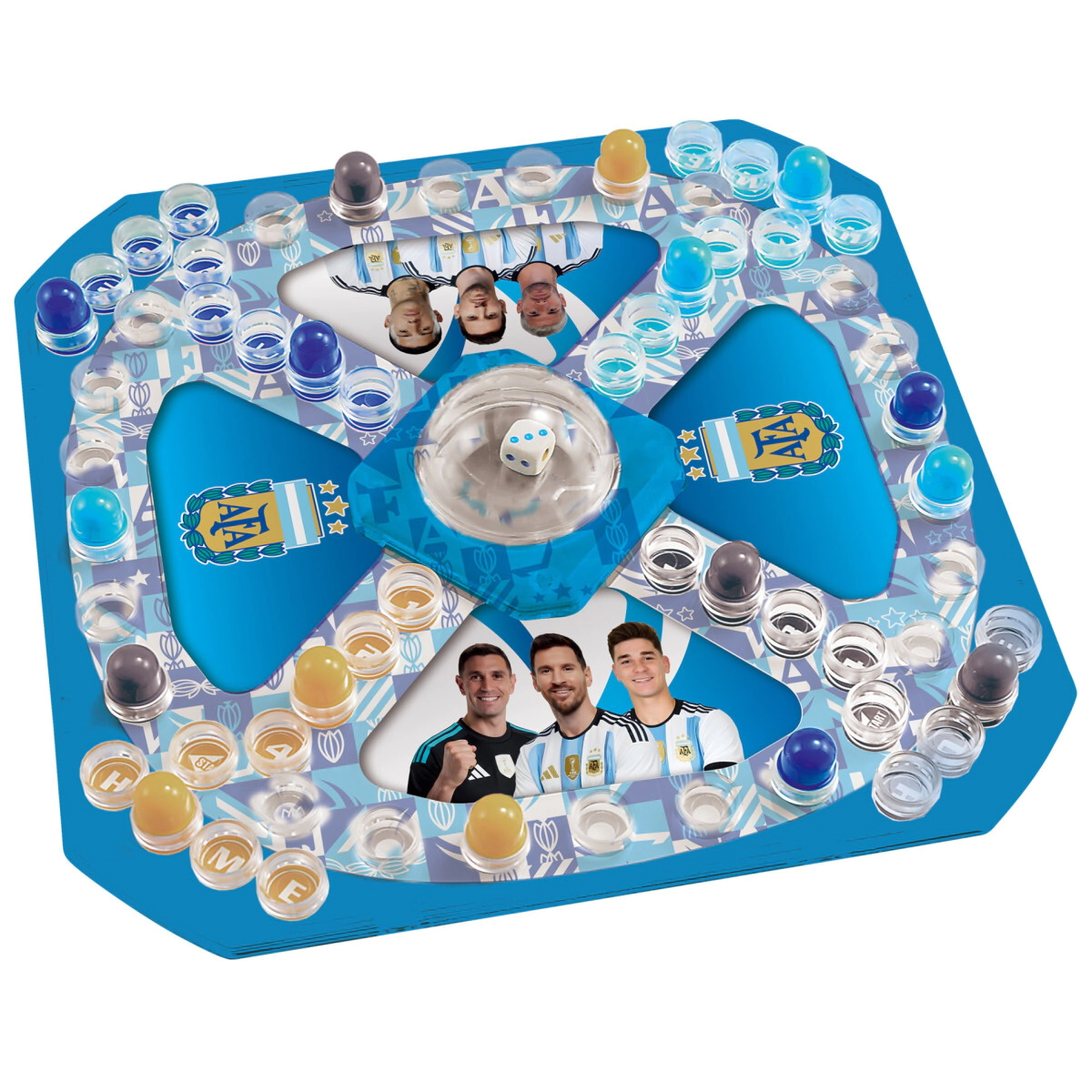 JUEGO DE MESA LUDO AFA SELECCION ARGENTINA 27X27X6 CM