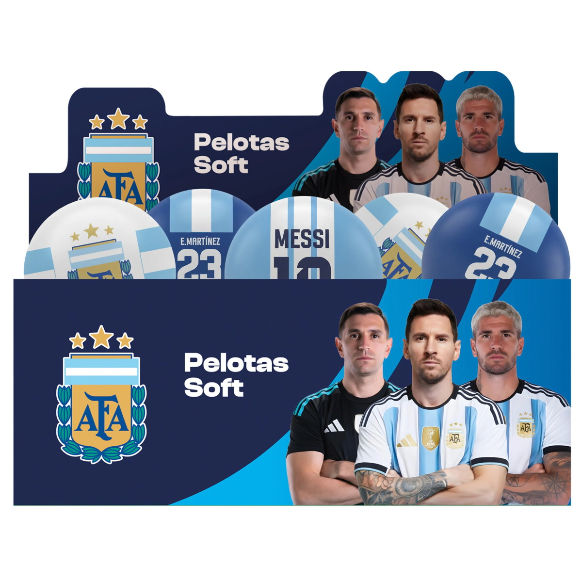 PELOTA SOFT AFA OFICIAL 4" SELECCION ARGENTINA