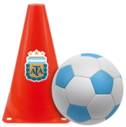 JUEGO DE ENTRENAMIENTO FUTBOL AFA OFICIAL SELECCION ARGENTINA 28x20x13 CM