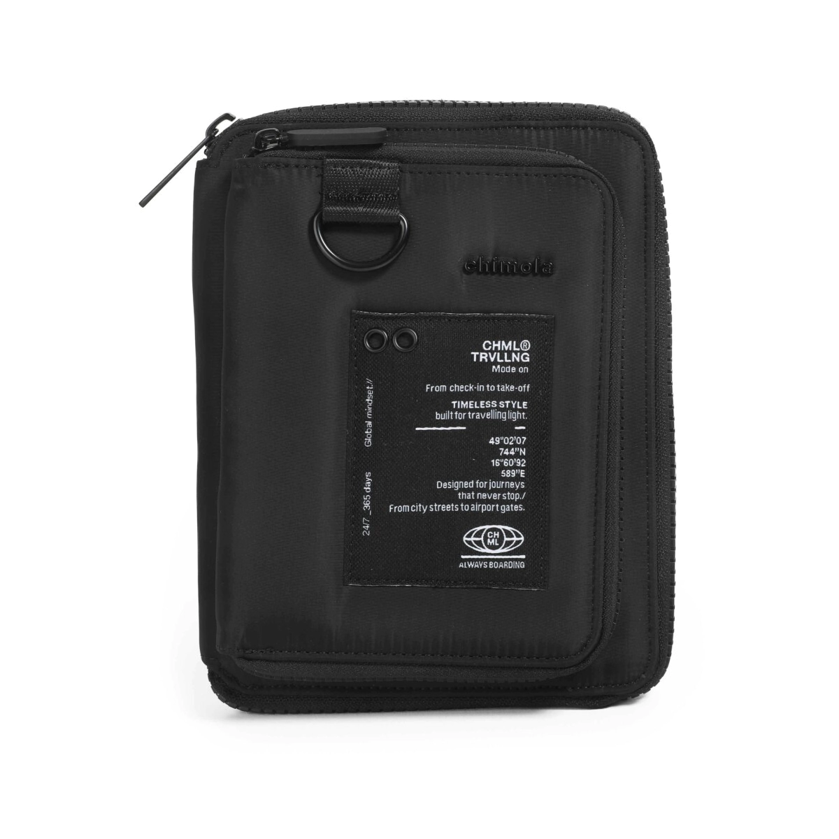 PORTACOSMETICOS Y CABLES MONACO CHIMOLA BLACK