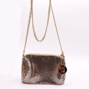 MINI BAG SHINE LIMA DORADO