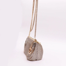 MINI BAG SHINE LIMA DORADO