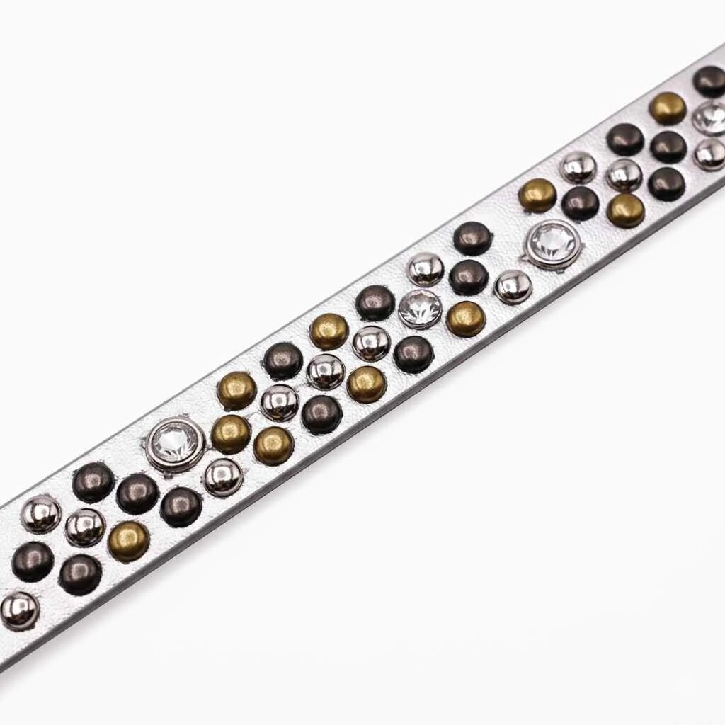 CINTURON SHINE LIMA PLATA