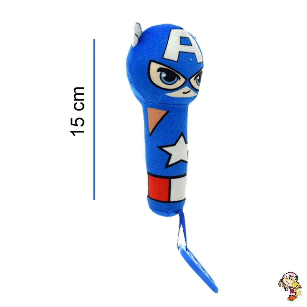 CHIFLE CON MORDILLO CAPITAN AMERICA MARVEL PHI PHI TOYS