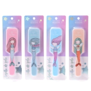 CEPILLO DE PELO RECTANGULAR CON SIRENAS SKORA