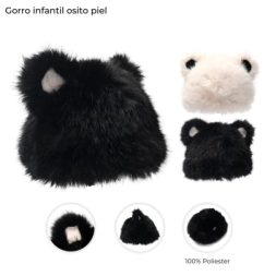 GORRO INFANTIL OSITO PIEL SKORA