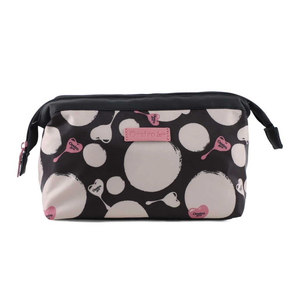 PORTACOSMETICO OREIRO LOVE NEGRO