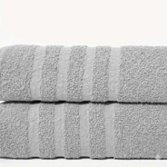 TOALLA 400 GR RAYA PLATA ALCOYANA