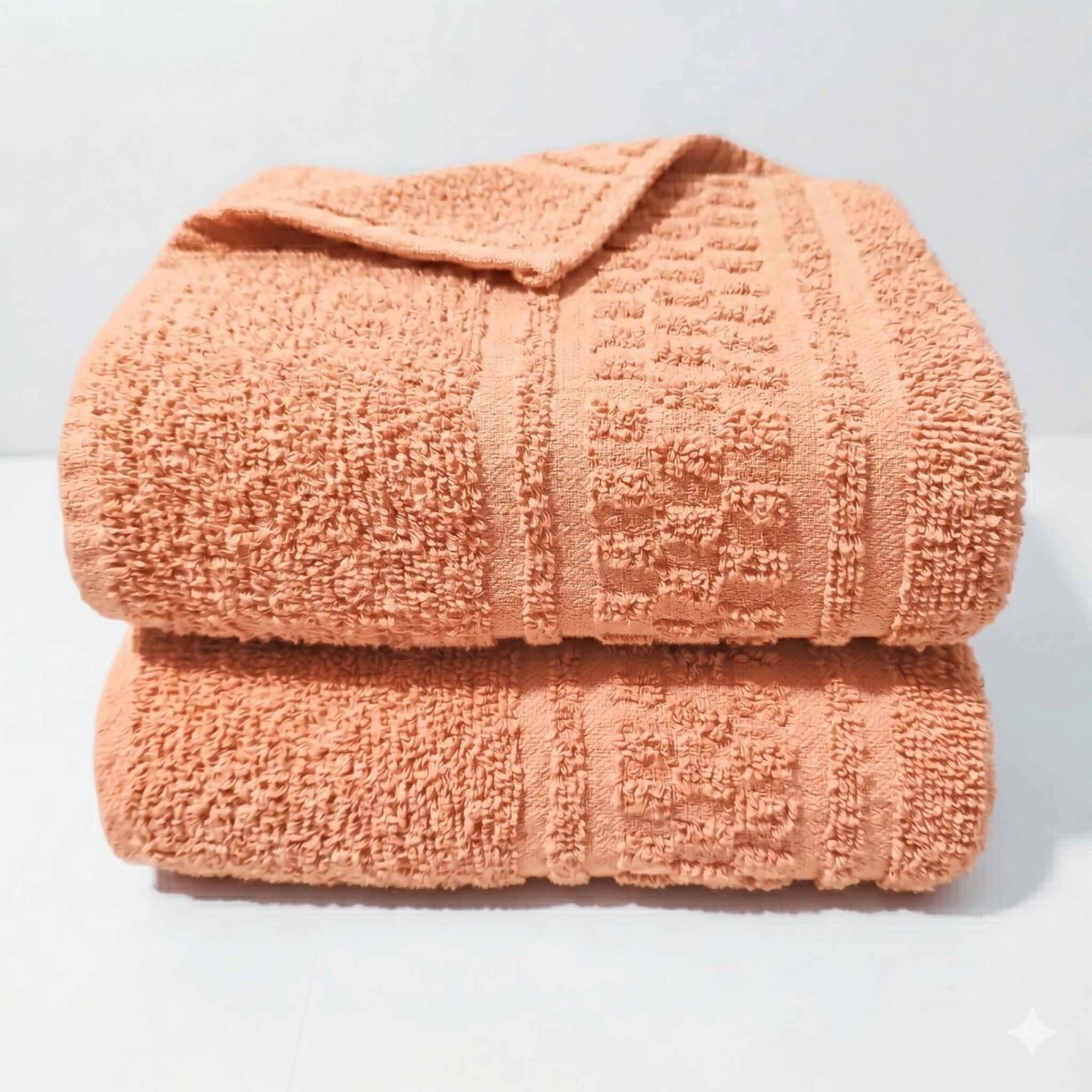 TOALLON 400 GR CUADR CORAL ALCOYANA