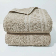 TOALLON 400 GR CUADR BEIGE ALCOYANA