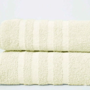 TOALLON 400 GR RAYA CREMA ALCOYANA