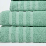 SET TOALLA Y TOALLON 400 GR RAYA VERDE PALTA ALCOYANA