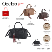 CARTERA OREIRO LOVE NEGRO