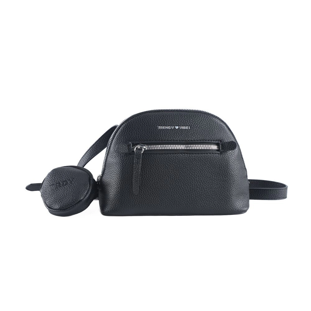 MORRAL CON MONEDERO TRENDY NEGRO