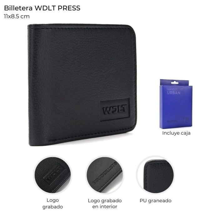 BILLETERA 11x8,5CM PRESS WANDERLUST